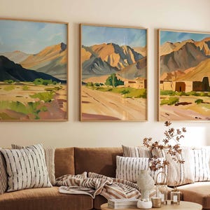 Set of 3 Afghanistan Travel Prints, Afghanistan Travel Posters, Afghan Gift, Islamic Decor, Traditonal Islamic Art, Muslim Gift, Islamic Art