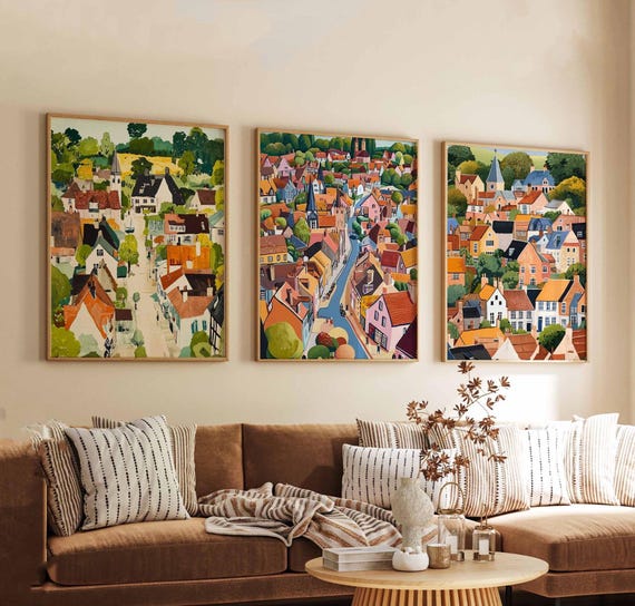 ラヴェンハムポスター3枚セット、イングランド旅行プリント