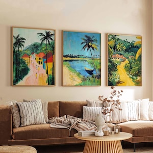 3er Set Bangladesch Poster, Bangladesch Prints, Reise Wandkunst Set, Bangladesch Stadt Poster, Bangladesch Landschaft Prints, Bangladesch Dekor