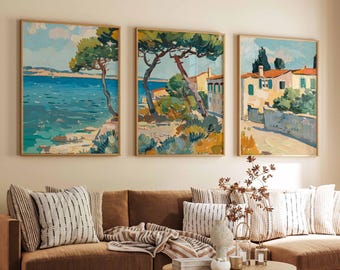 Cyprio Poster Set, Cyprio Reise Poster, Set von 3 Cyprio Reise Poster, Set von 3 Cyprio Reise Geschenk, Illustration