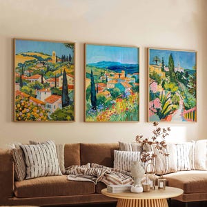 Set of 3 Sonoma Posters, California Travel Prints, Wine Country Wall Art Sets, Vineyard Landscape Posters, Nature Decor Print Set