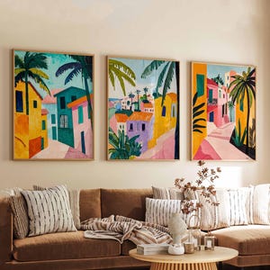 Set of 3 Gabon Posters, African Prints, Gabon Wall Art, Travel Posters Set, Gabon Decor, Gabon Art Prints, Africa Wall Art, Gabon Gift Idea