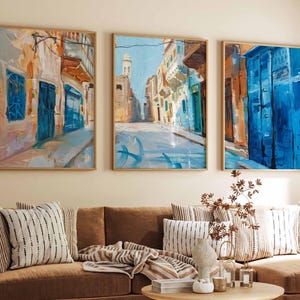 Set of 3 Aleppo Poster Set, Syrian Travel Prints, Islamic Art, Syria Travel Poster Set, Arabic Art, Syrian Gift, Muslim Gift, Wall Print