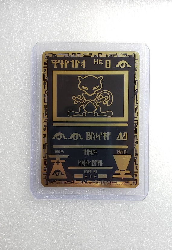 Mew Mewtwo Pokemon Cards, Pokemon Card Mewtwo Metal