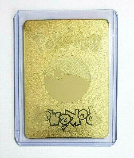 Bulbasaur I Choose You 1 Gold Metal Pokemon Card 