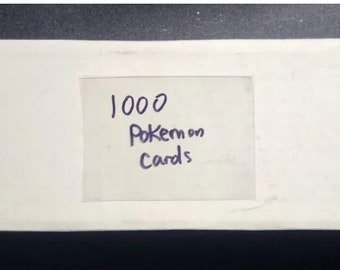 1000 Pokemon Cards Lot ALL RANDOM CARDS Pokeman Common/uncommon/rare Card  Lot! Use Code "comeback" to Save 10%! - Etsy
