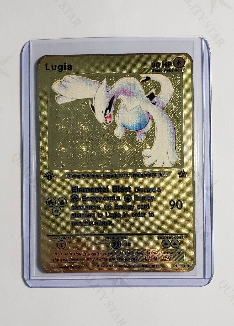 Pokemon Neo Genesis Single Lugia 9/111 - LIGHT PLAY