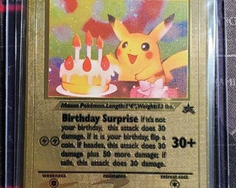 Pikachu and Kuriboh proxy Custom Pokemon card en Holo Yugioh