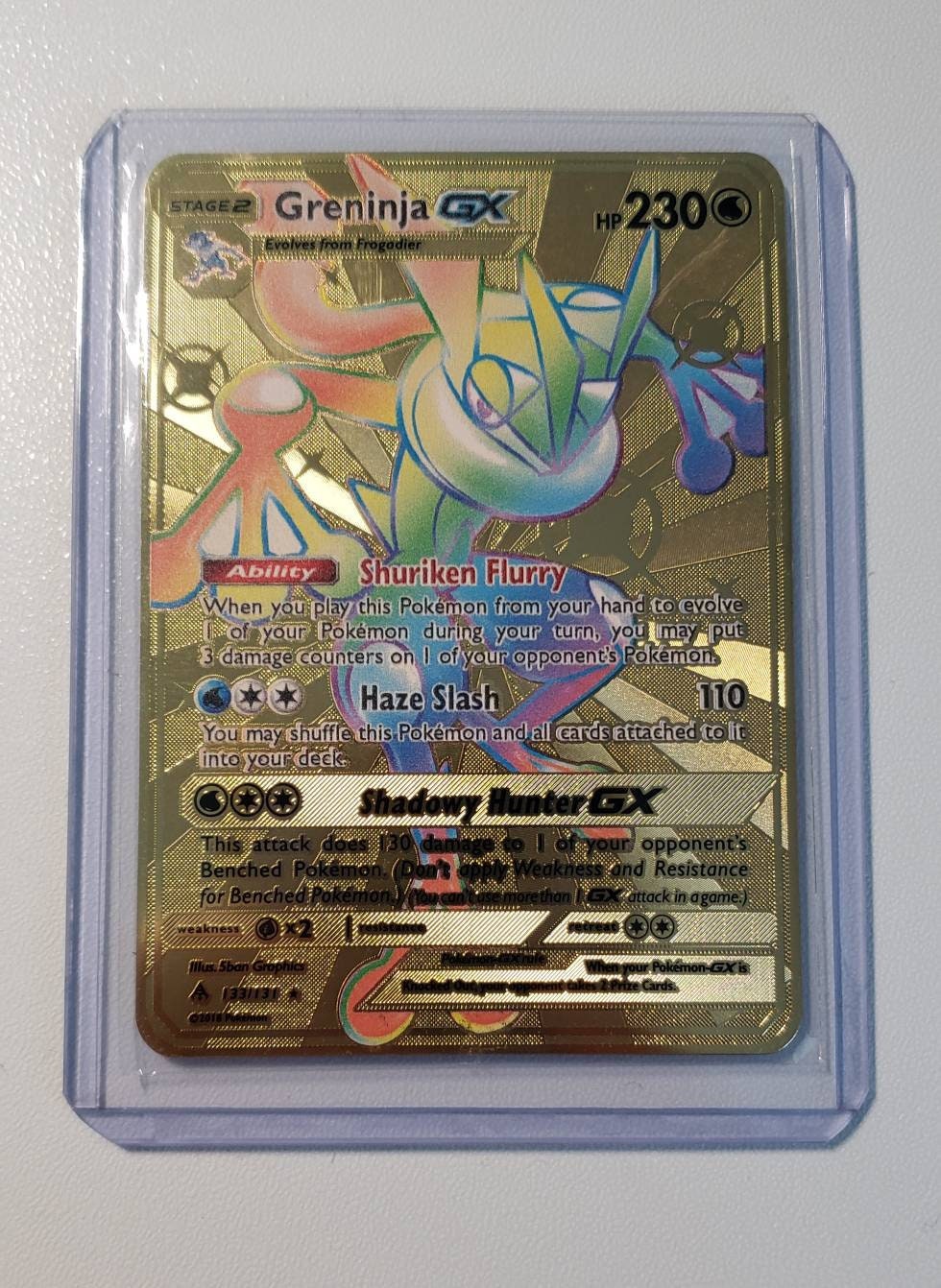 golden greninja pokemon card Gold Mega Greninja Ex - Chaos Rising 122/86 Hyper Rare (English) NM
