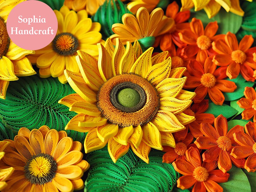 Large Size Paper Quilling Art for Home Decor Wall Art for Etsy