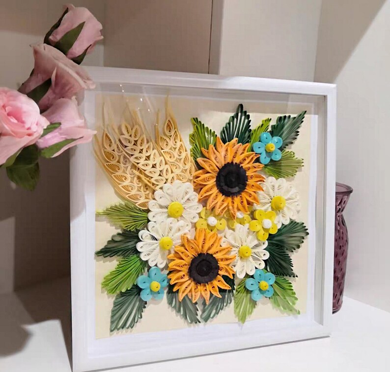 Paper Quilling Art for Mother, Perfect Gift for Mother's Day, Mother's