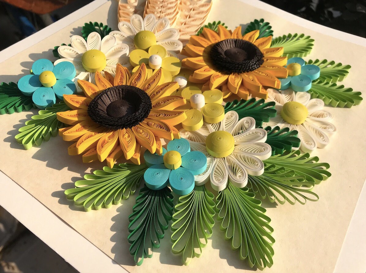 Paper Quilling Art for Mother, Perfect Gift for Mother's Day, Mother's