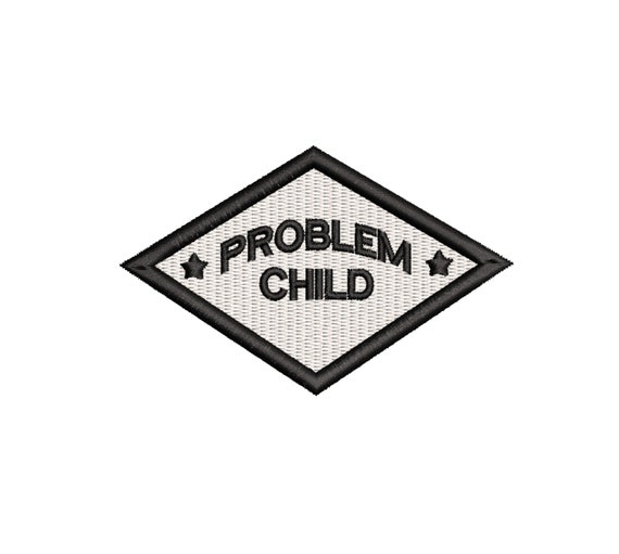 Download Embroidery File Problem Child Etsy SVG Cut Files