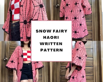Patrón escrito del Haori de la Hada de la Nieve