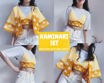 PATRÓN ESCRITO CONJUNTO KAMINARI