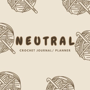 DIGITAL CROCHET Journal and Planner