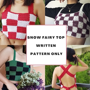 Snow Fairy Top Written Pattern