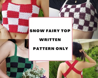 Snow Fairy Top Written Pattern