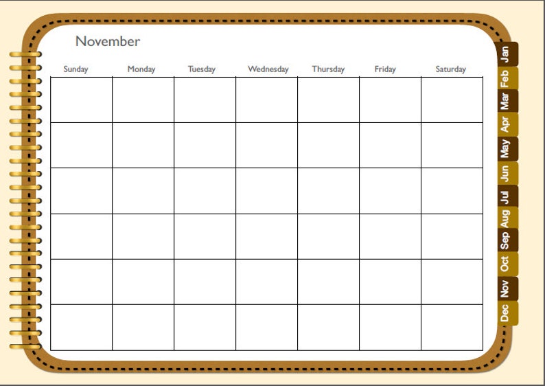 Editable 2024 Monthly Calendar| Back to School| Teacher Calendar| Fill ...
