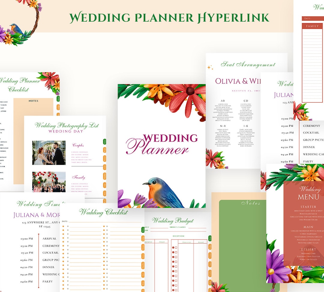 Wedding Planner Printable | Printable Wedding Planner Pages | Wedding ...
