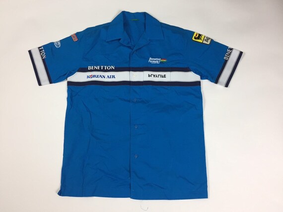 Vintage 1999 Benetton F1 Playlife Formula 1 Team Shirt Renault 