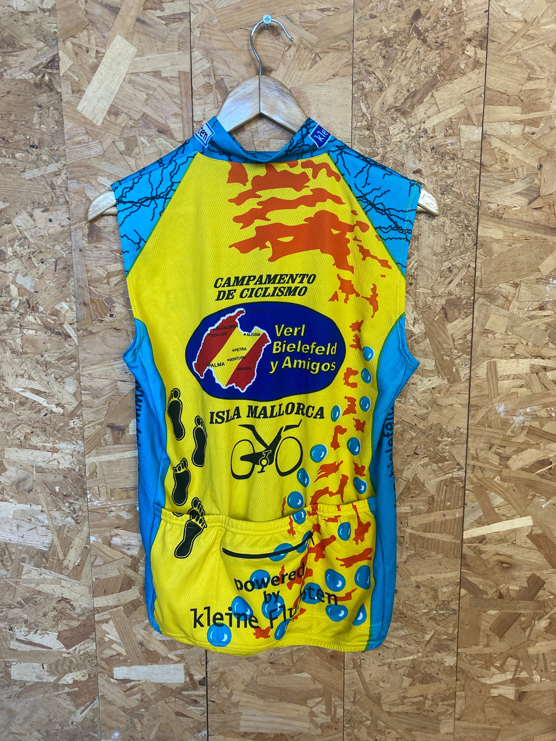 Maillot Cyclisme/Triathlon Bielefeld – Sans Manches – Rétro – Taille XL (Occasion)