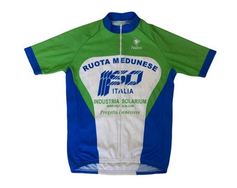 Maillot Cycliste Vintage DIAMANT SIGMA FINA 1988 - SMS Santini XXXL - Très Bon état
