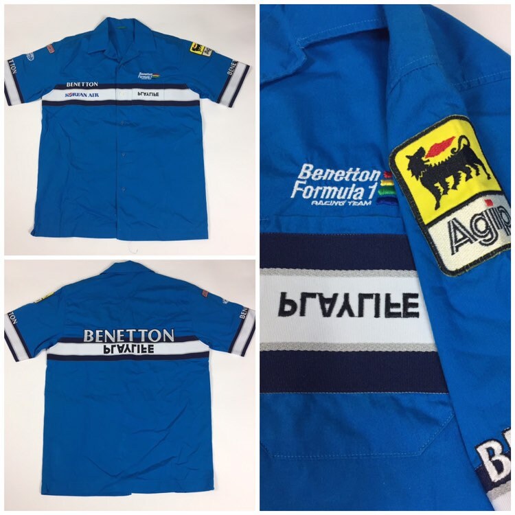 Vintage 1999 Benetton F1 Playlife Formula 1 Team Shirt Renault 