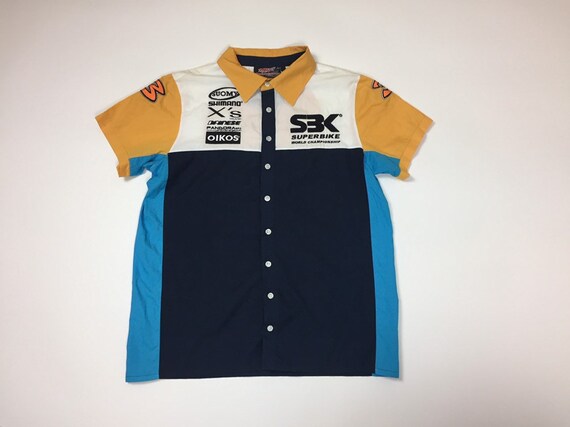 Vintage Super Bike Team Pit Crew Shirt 