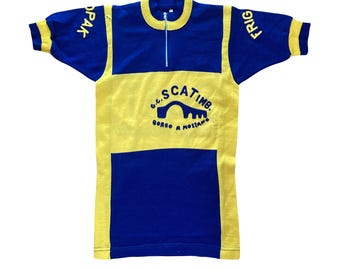 サイクルジャージ　古着　フランス1970 フランス製70年代ヴィンテージサイクルジャージ - Etsy 日本