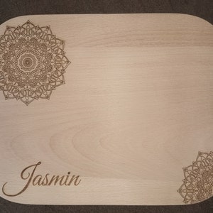 Bread board with engraving, personalized breakfast board, wooden board, snack board, bread board, grandpa board