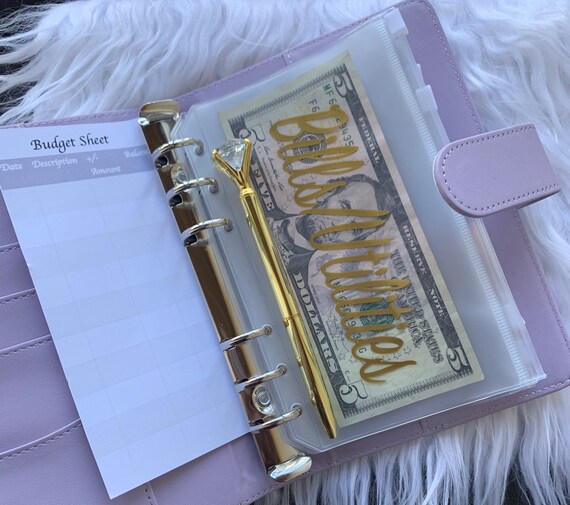 Budget Binder Cash Binder Custom Cash Envelope System Etsy
