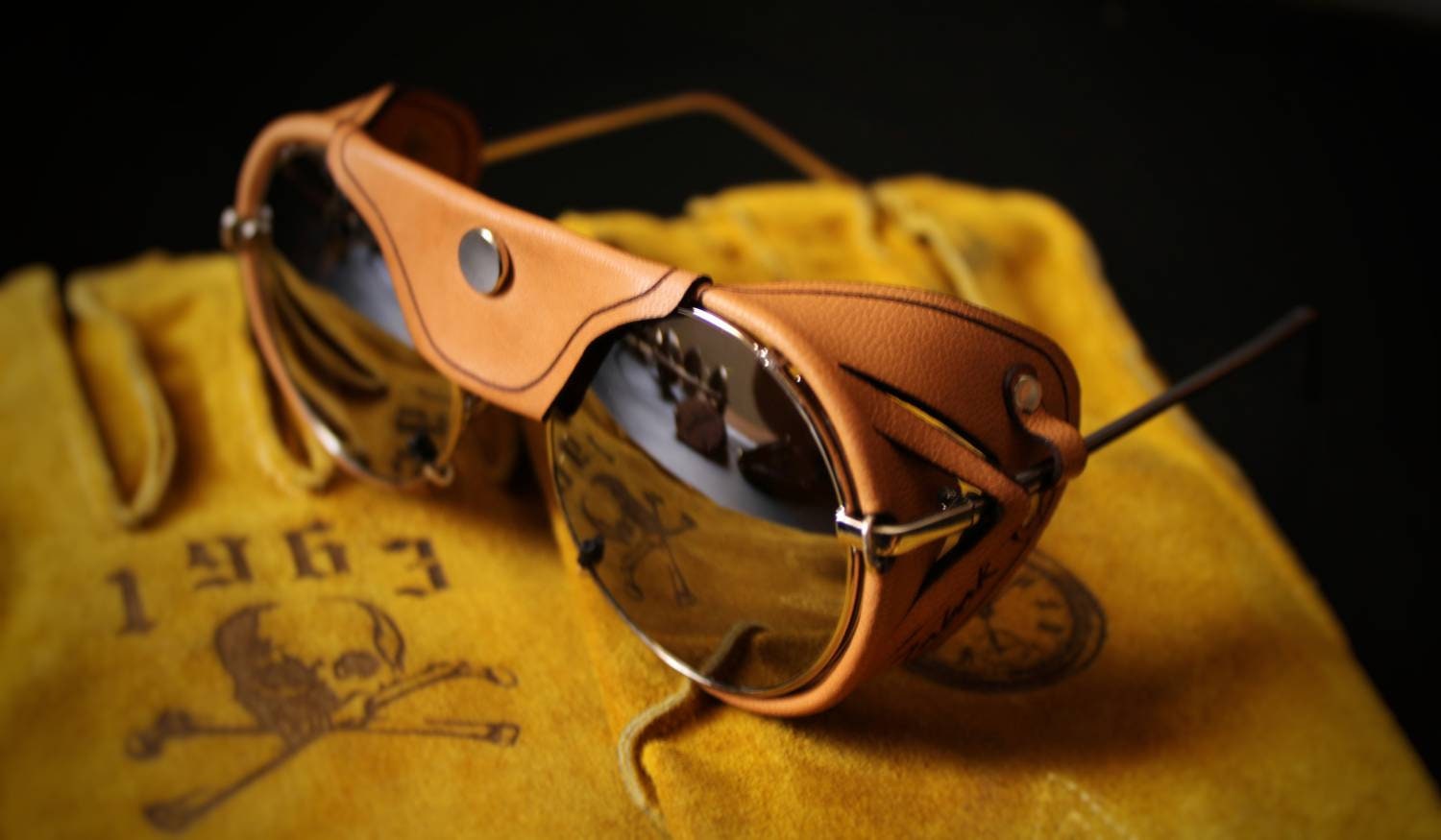 Leather sunglasses blog.knak.jp