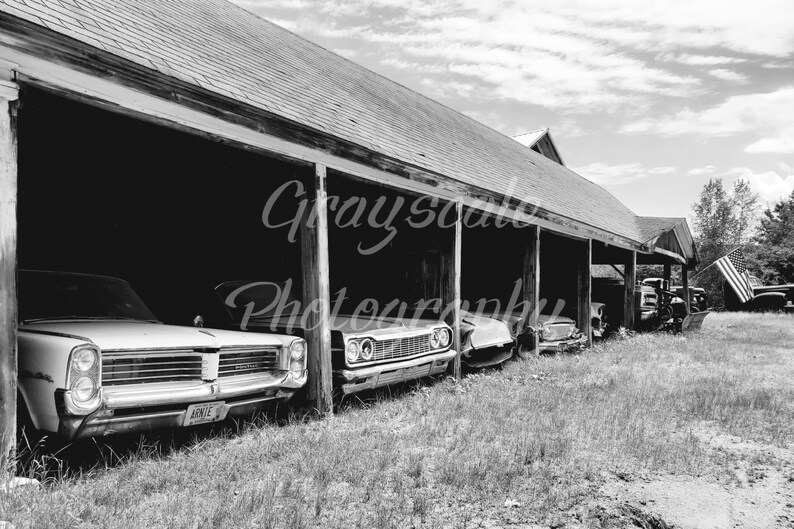 Black and White Garage Etsy