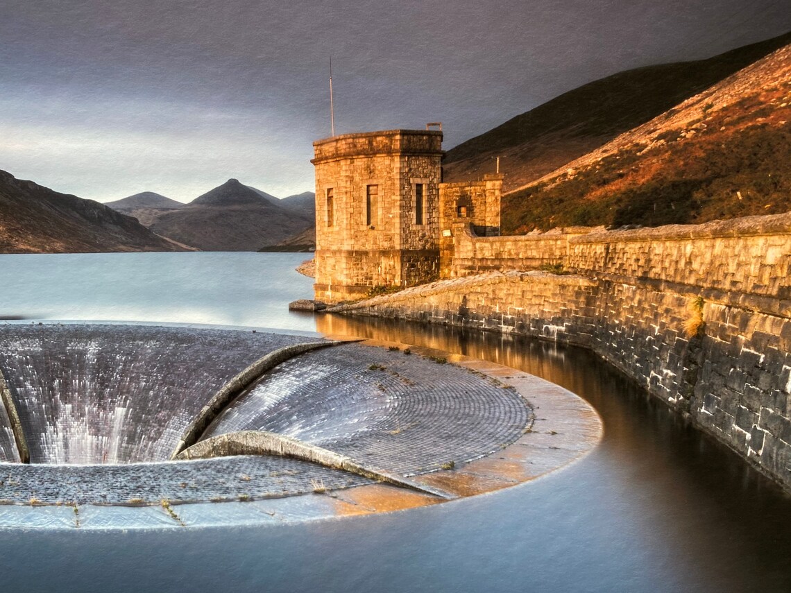 Silent Valley Reservoir Mourne Mountains Northern Ireland Etsy