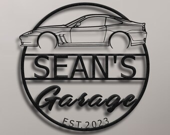 Custom 550 Maranello Theme Metal Wall Sign: Garage Decor