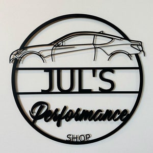 Custom Genesis Coupe Theme Metal Wall Sign , Custom Genesis Metal Decor , Custom Genesis Garage Wall Art , Custom Genesis Garage Wall Sign
