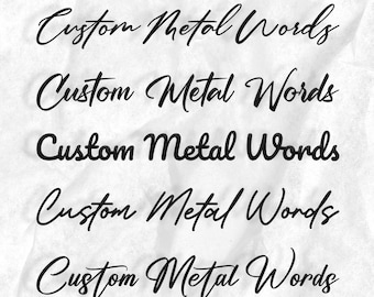 Custom Metal Words , Custom Metal Letter , Custom Home Decor , Custom Wall Letter , Custom Metal Word Decor , Personalized Words
