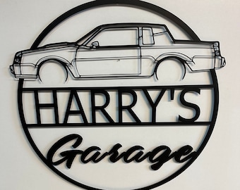 Custom Regal Grand National Theme Metal Wall Sign , Custom Regal Grand National Metal Decor , Custom Regal Grand National Garage Wall Art