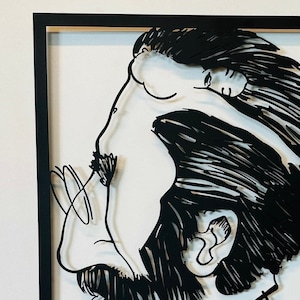 Sigmund Freud Metal Wall Art: Modern Home Office Decor