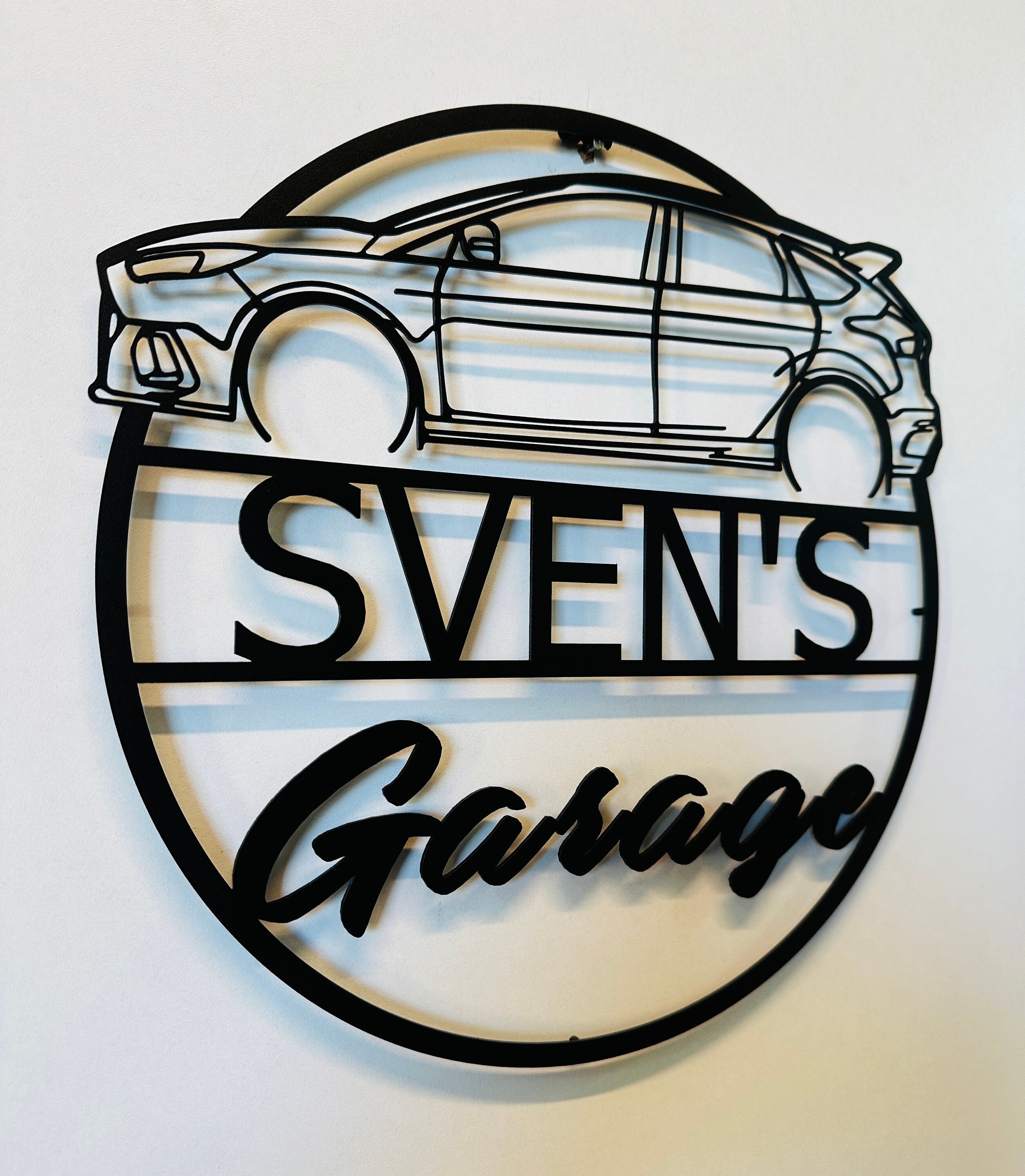 Custom Focus Rs Theme Metal Wall Sign , Custom Focus Rs Metal Decor , Custom Focus Rs Garage Wall Art , Custom Focus Rs Garage Wall Sign