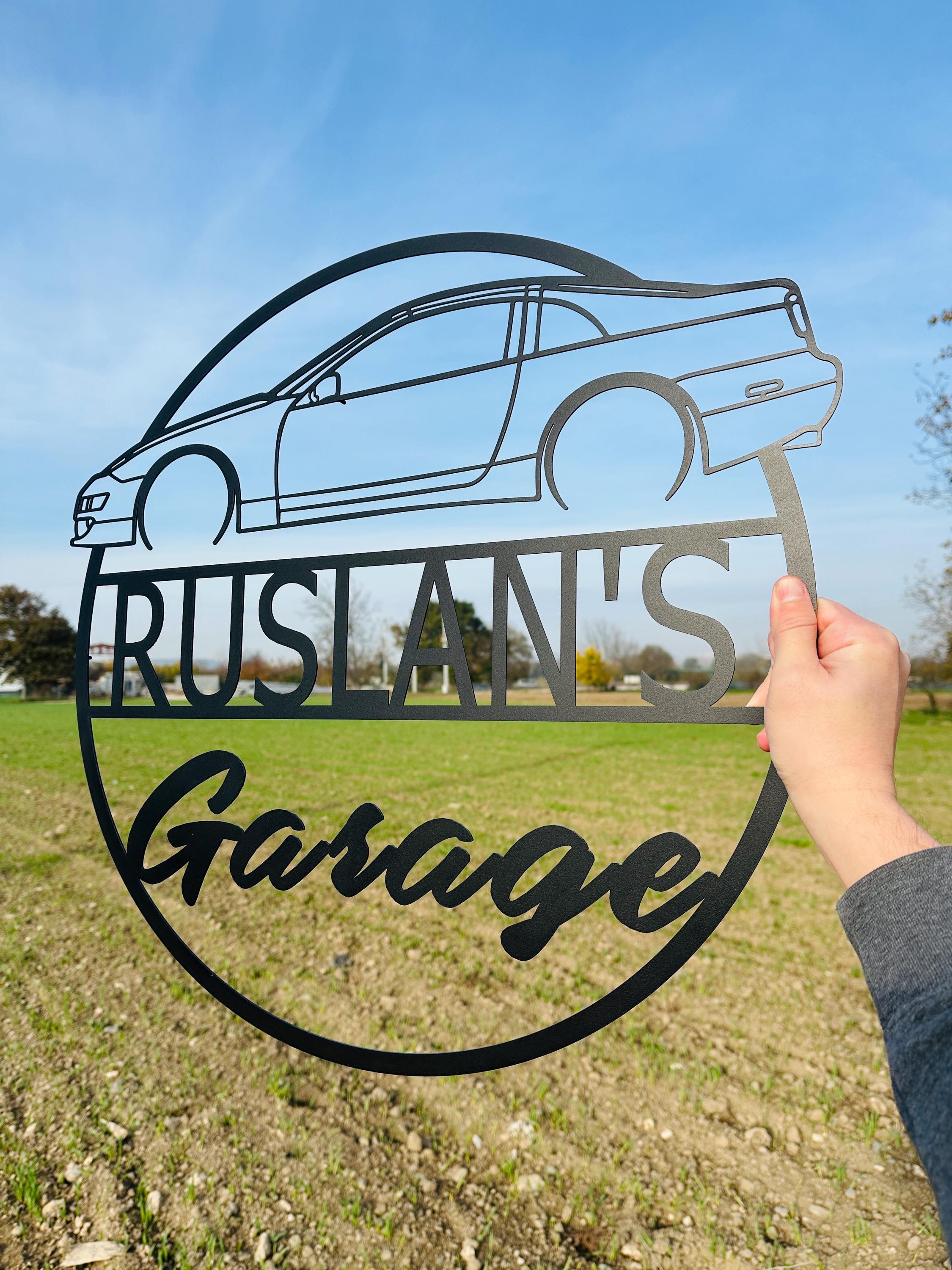 Custom 300zx Metal Wall Art: Personalized Garage Sign - Etsy