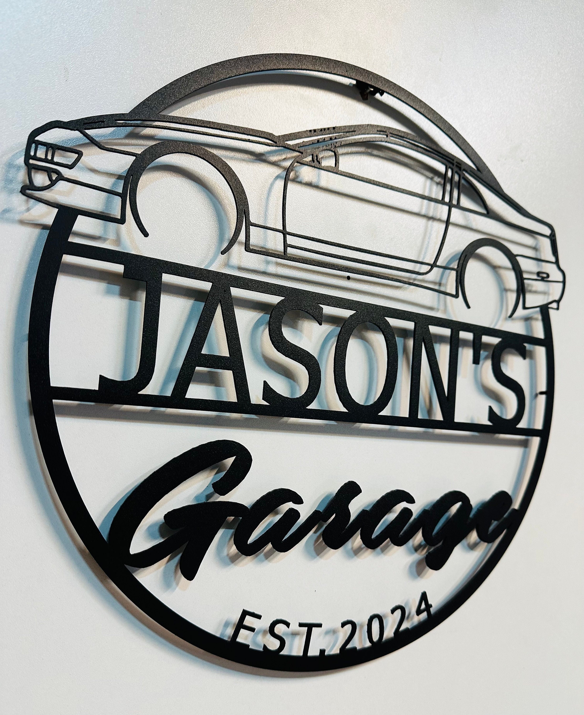 Garageインダストリアルサイン Custom 300zx Metal Wall Art