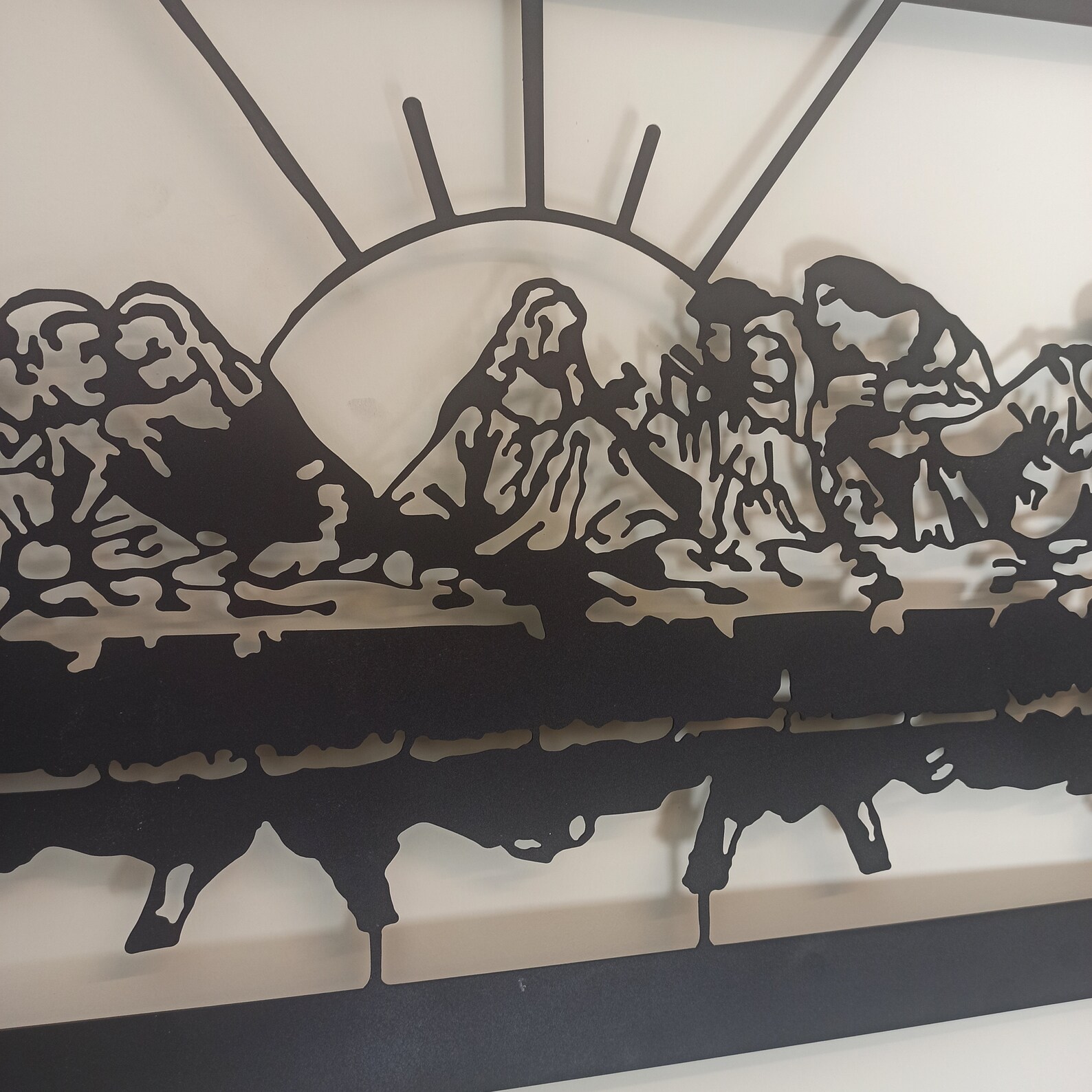 Jesus Last Supper Metal Wall Art Leonardo Da Vinci Metal Etsy