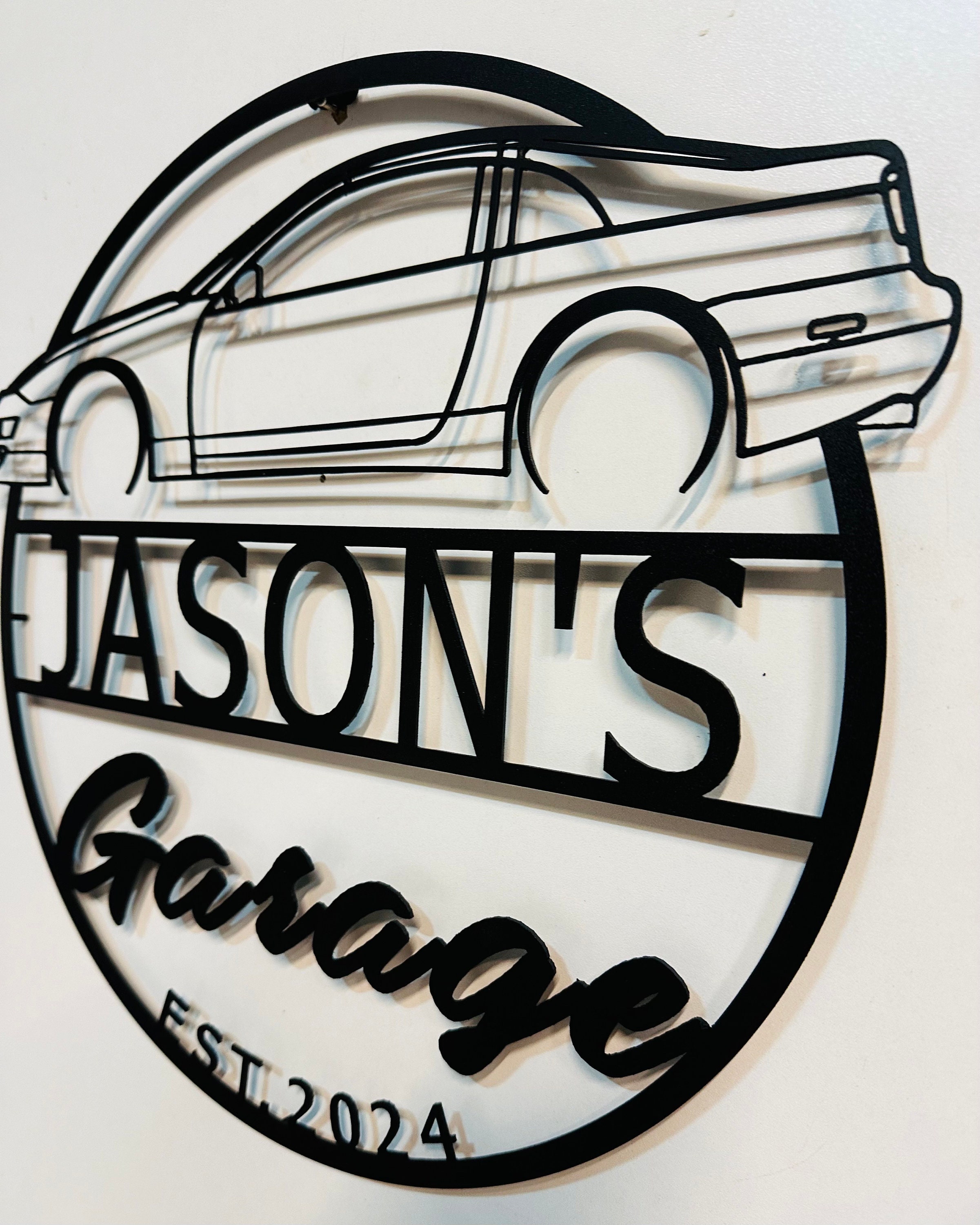 Custom 300zx Metal Wall Art: Personalized Garage Sign - Etsy