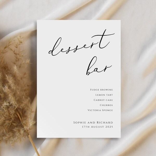 Wedding Dessert Bar Etsy