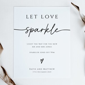 Simple Wedding Signs Bundle, Diy Wedding Printable Templates, Modern ...