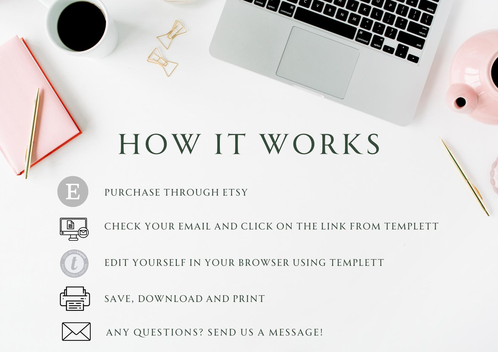 Elegant Wedding Post Box Sign Template: Monogram Printable (digital ...