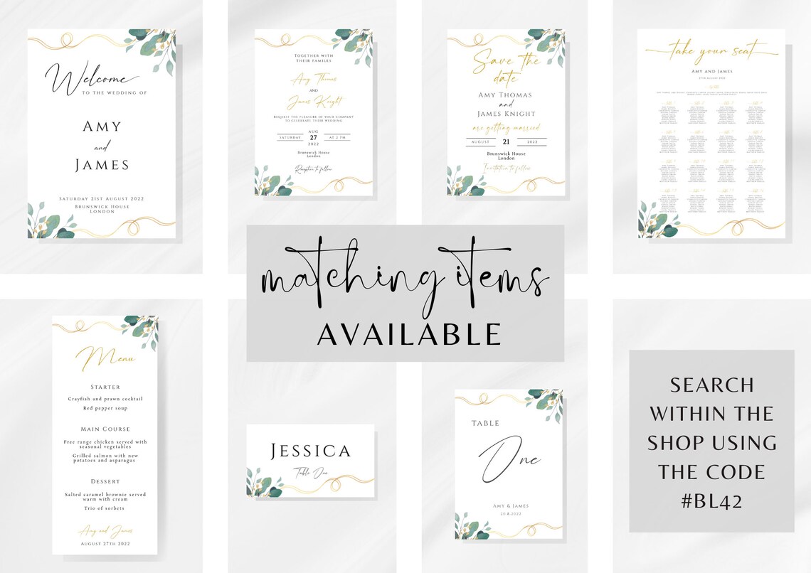 Create Event Sign Wedding Sign Template, Create Multiple Event Signs, Printable and ...