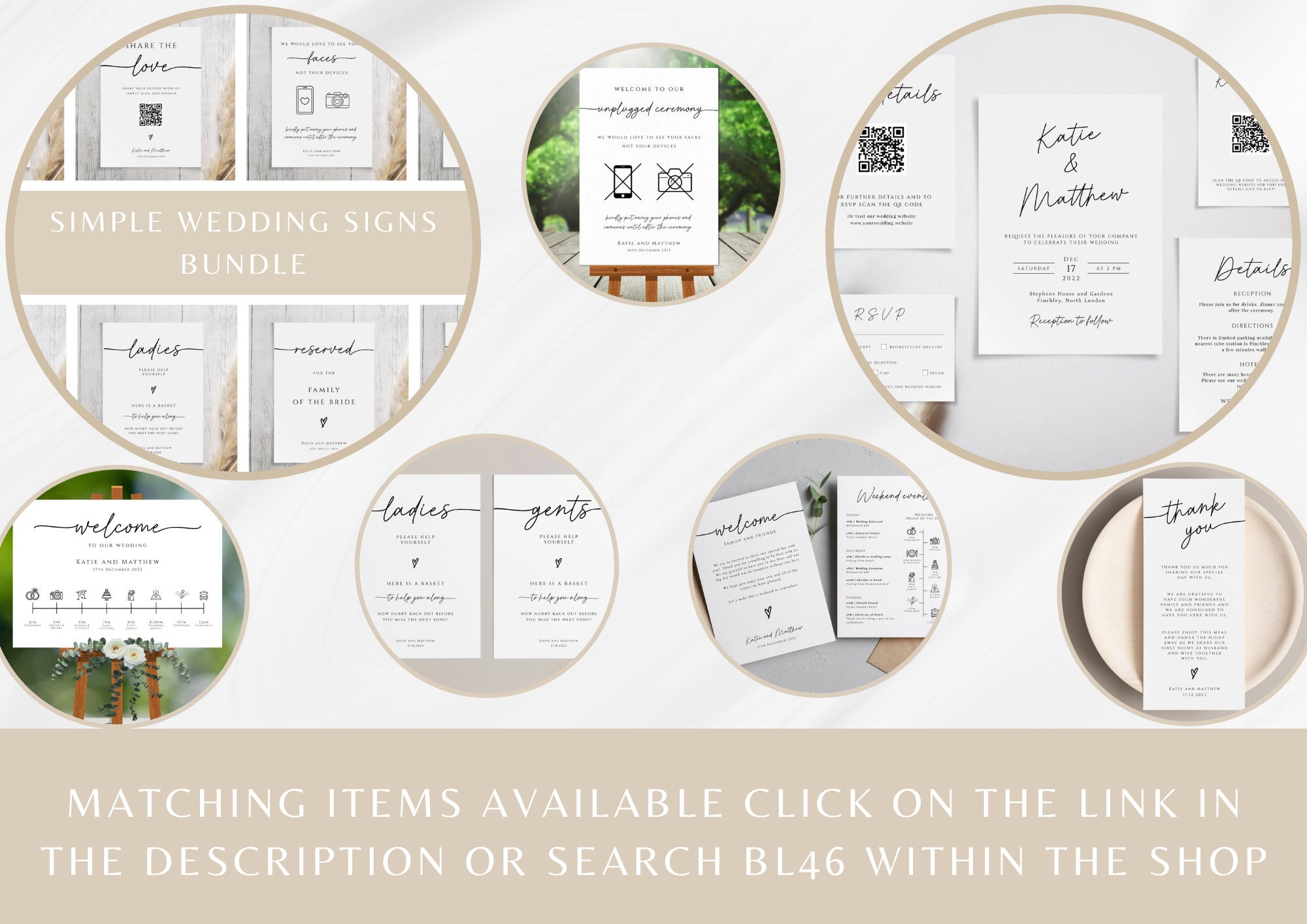 Plantilla de letrero para baño de bodas, letrero para cesta de boda para  damas y caballeros, letrero de boda para baño con escritura a mano moderna,  descarga editable #BL46 - Etsy México, image size:2000x1414